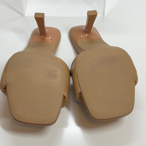 Steve Madden Thai Tan Nude Kitten Heels Slip On Sandal Size:9 - Picture 6 of 8